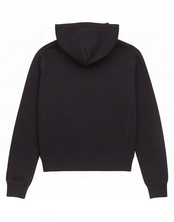 Ralph Lauren Pull à capuche zippé surdimensionné pour femme UK 6 XS Bleu marine en coton