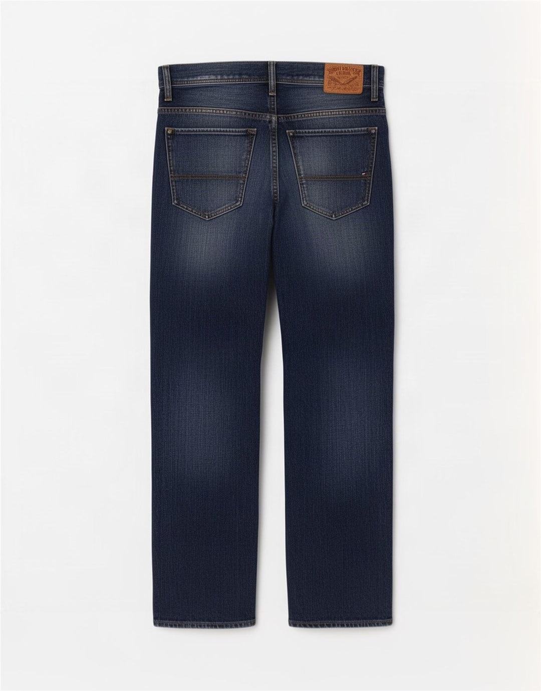 Tommy Hilfiger Jean Ryder Zip Regular Droit Homme W36 L32 Bleu