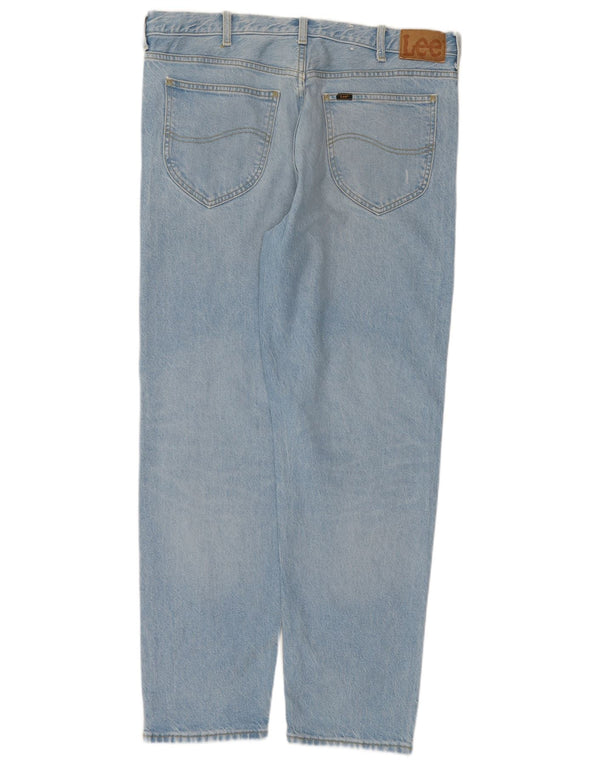 Lee Jean Fuselé Oscar W36 L32 Homme Bleu Coton