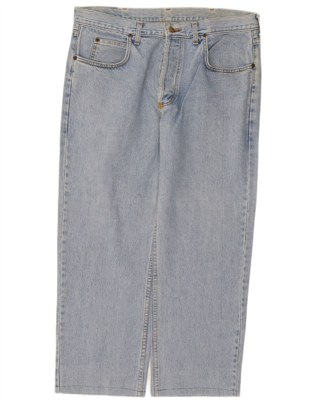 Lee Jean Droit Chicago Homme W38 L27 Bleu Coton
