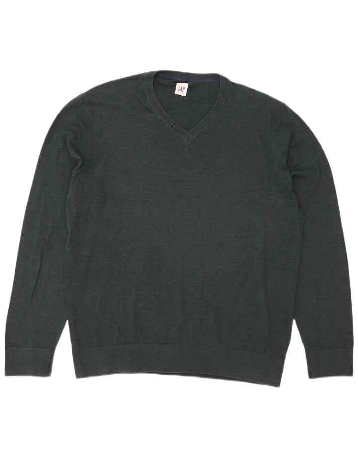 Gap Pull Col V Homme XL Vert