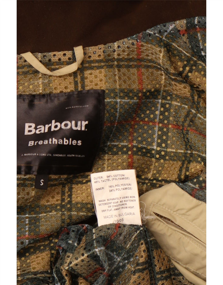 BARBOUR Veste utilitaire à capuche pour homme UK 36 Petit coton beige