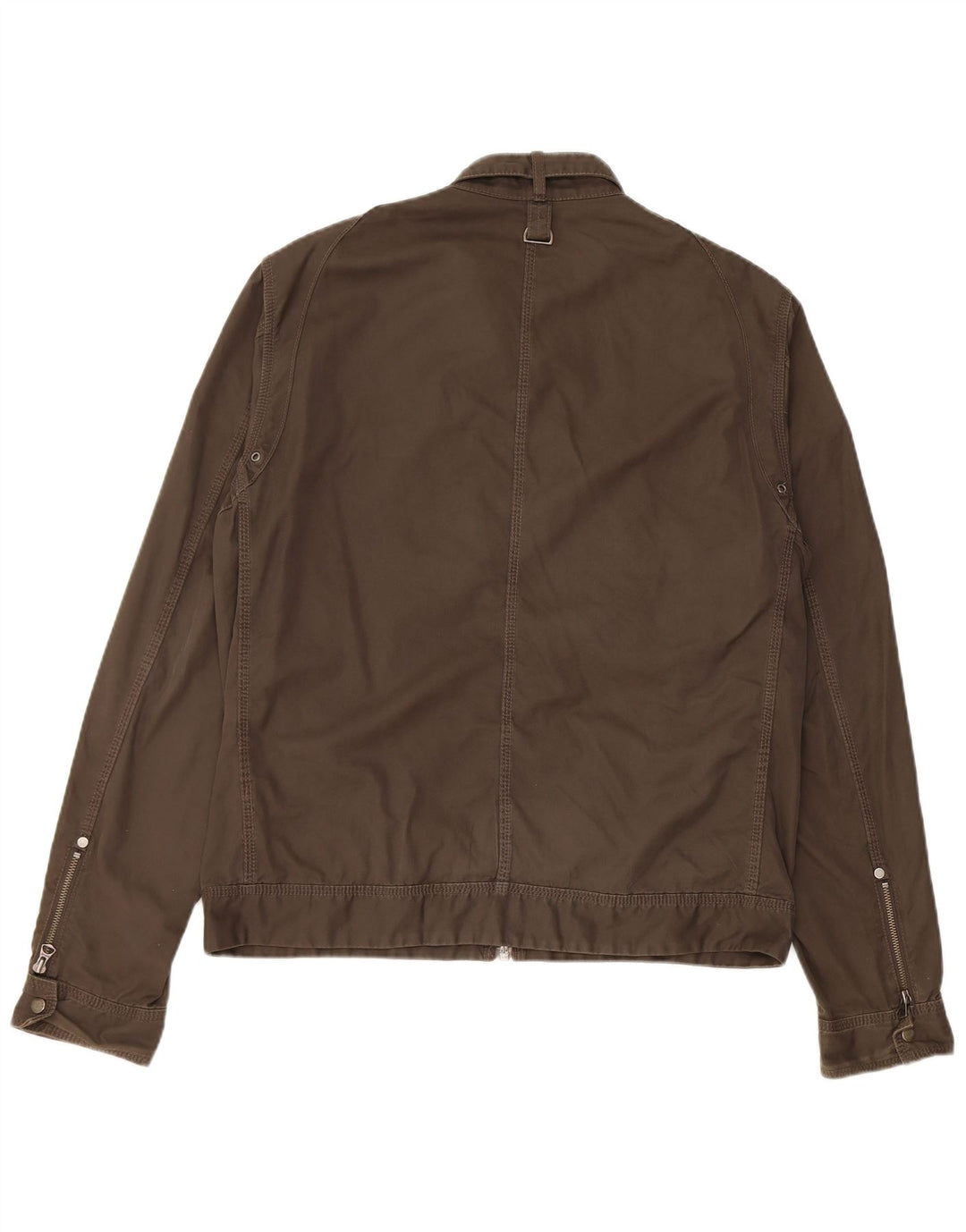 Replay Veste militaire pour homme UK 40 Large Marron Coton