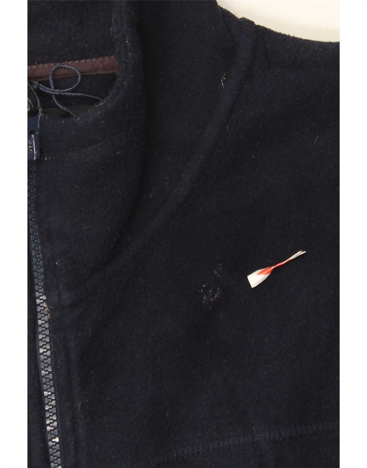 James Pringle Gilet polaire pour homme UK 38 Bleu marine moyen Polyester
