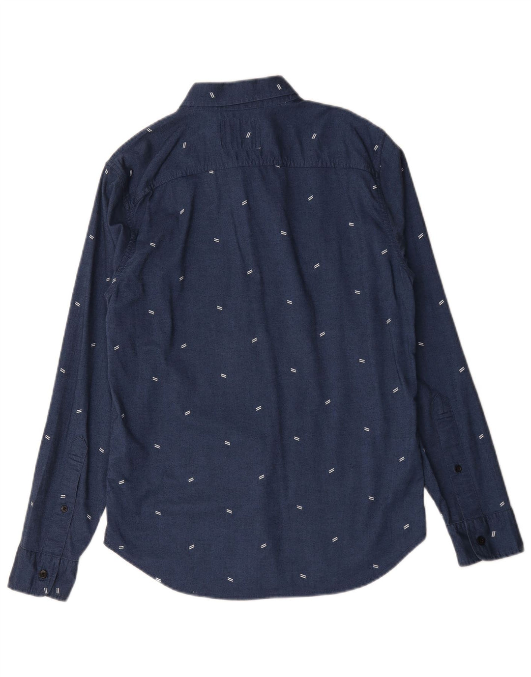 Hollister Chemise Homme Small Bleu Marine Spotted Cotton
