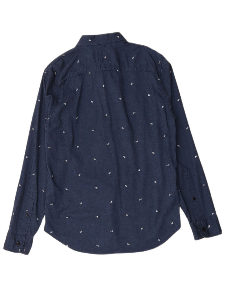 Hollister Chemise Homme Small Bleu Marine Spotted Cotton