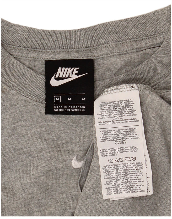 NIKE T-Shirt Homme Gris Moyen Coton