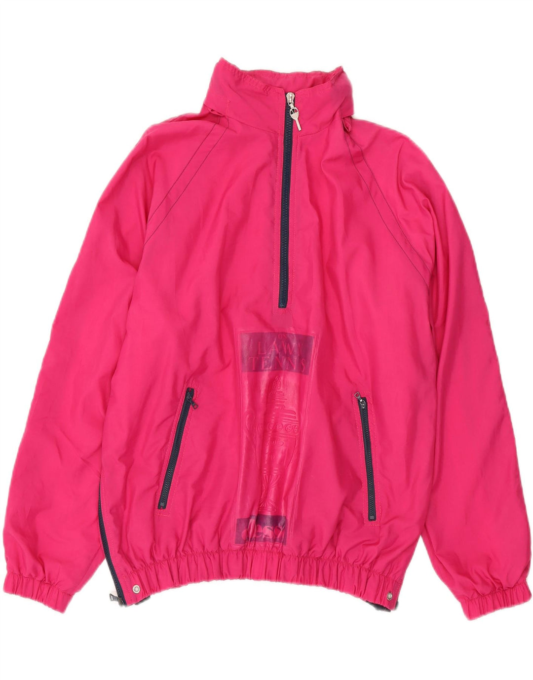 Ellesse Veste de pluie à capuche pour homme UK 38 Rose moyen