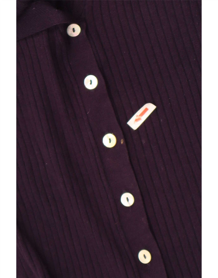 Zara Cardigan Femme Pull UK 12 Violet Moyen