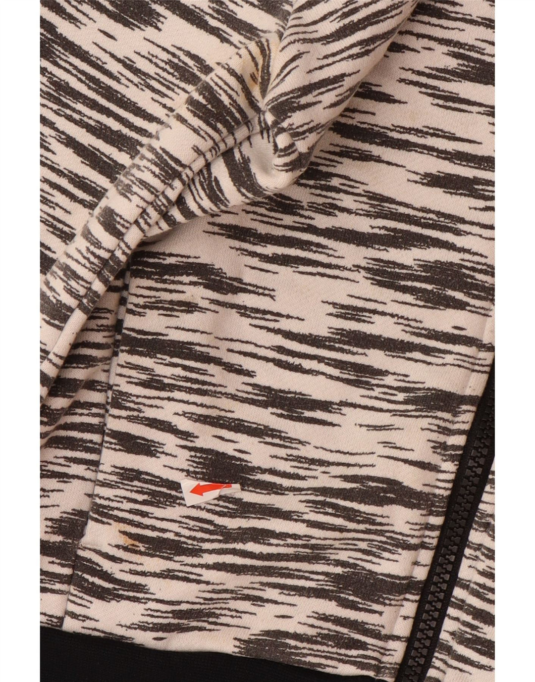 ADIDAS Pull à capuche zippé Climalite pour garçon 7-8 ans Polyester moucheté gris