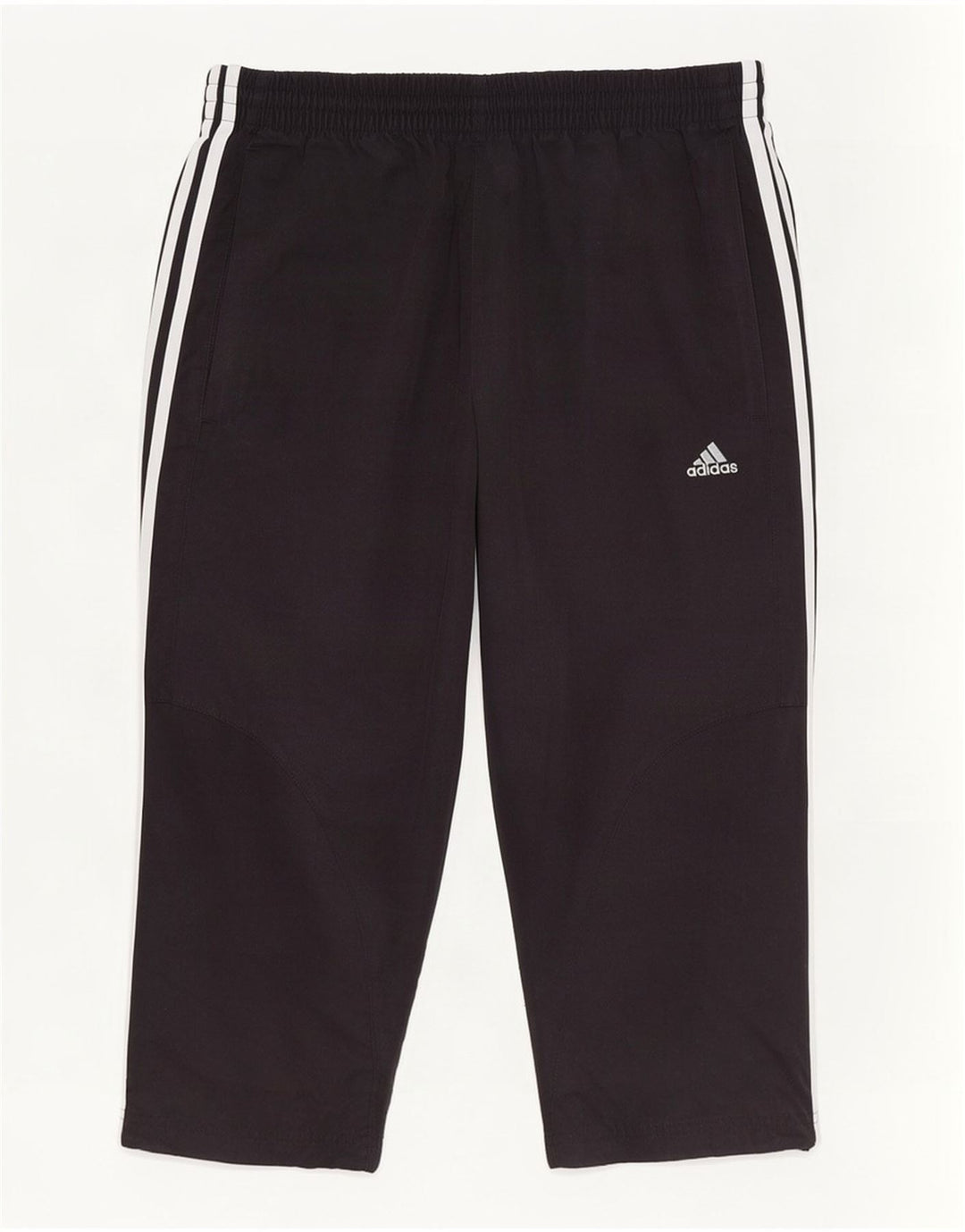 Adidas Pantalon de survêtement Capri pour femme UK 10 Petit Noir Polyester