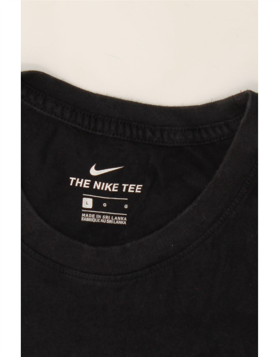 NIKE Mens T-Shirt Top Large Black Cotton Vintage Nike and Second-Hand Nike from Messina Hembry 