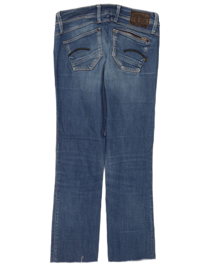 G-Star Femme Jean Droit W27 L27 Bleu Coton