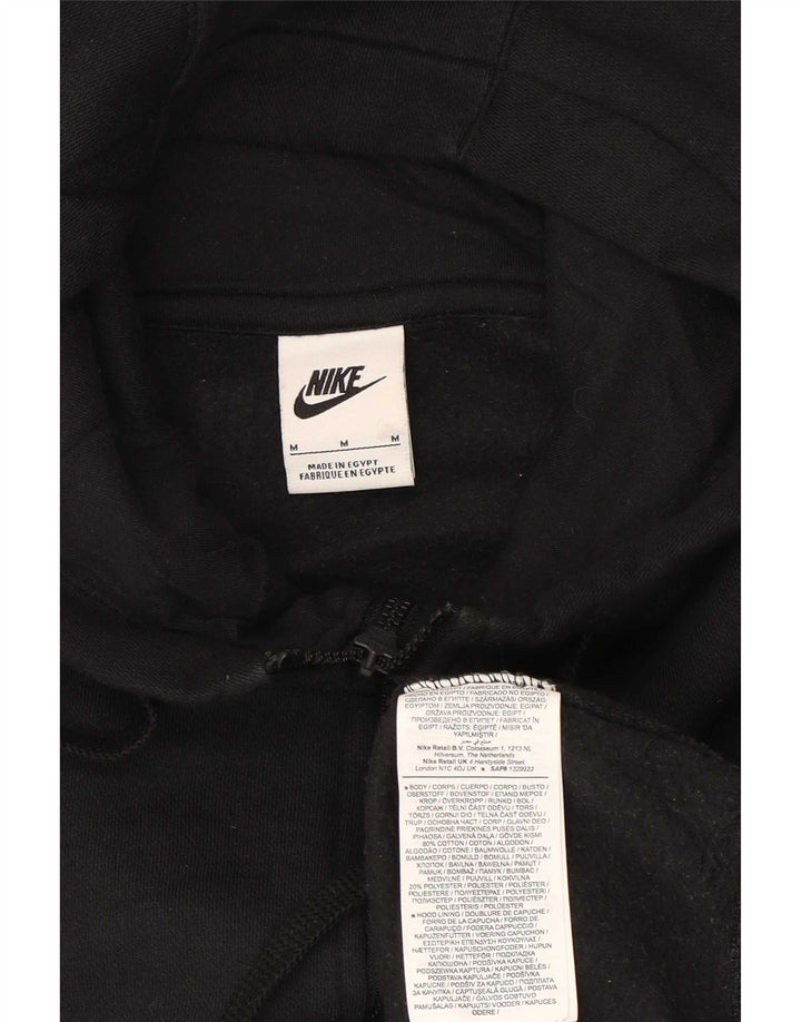 Nike Sweat à capuche zippé pour homme en coton noir moyen