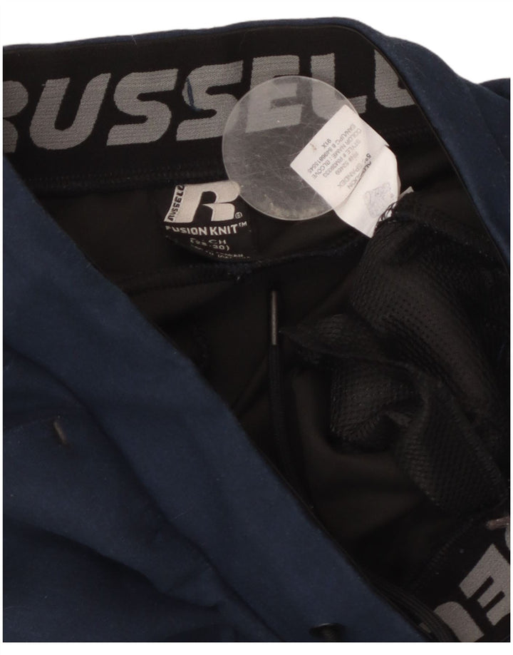 Russell Athletic Pantalon de survêtement pour homme Pantalon de jogging Petit Bleu marine Polyester