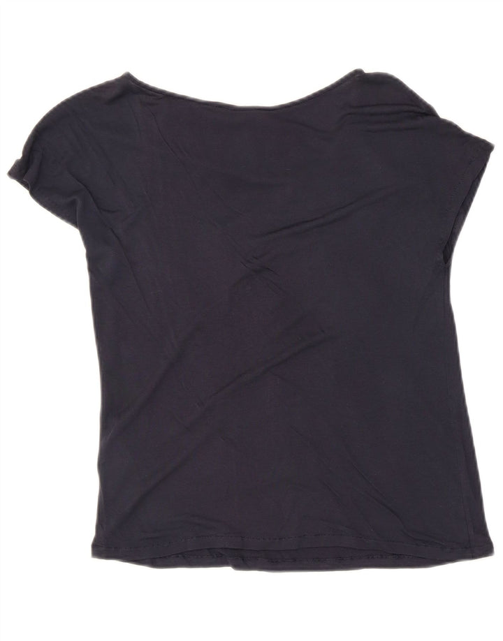 Max & Co. Chemisier Femme Top UK 8 Small Bleu Marine Viscose