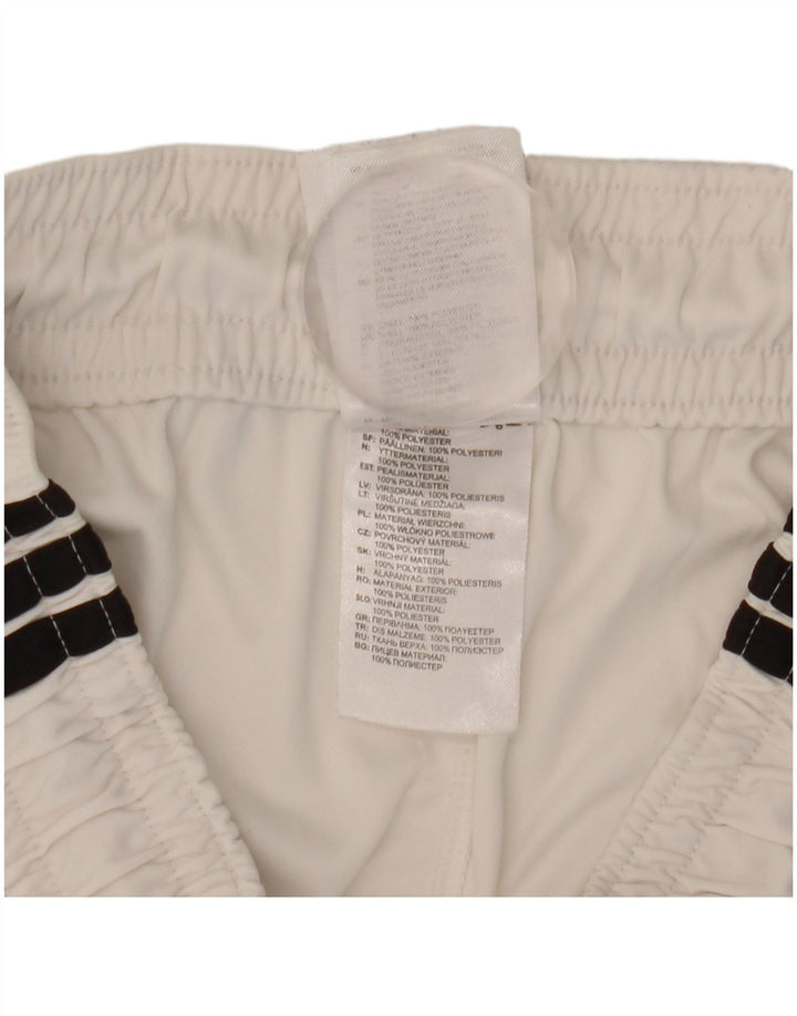 Adidas Short de sport pour homme Petit polyester blanc