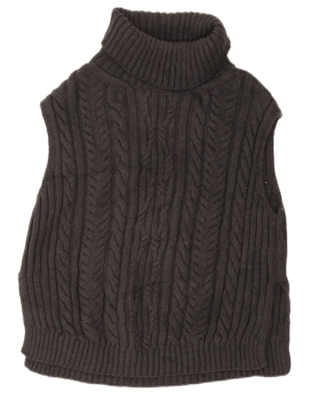 Marks & Spencer Débardeur surdimensionné pour femme UK 10 Small Gris Acrylique
