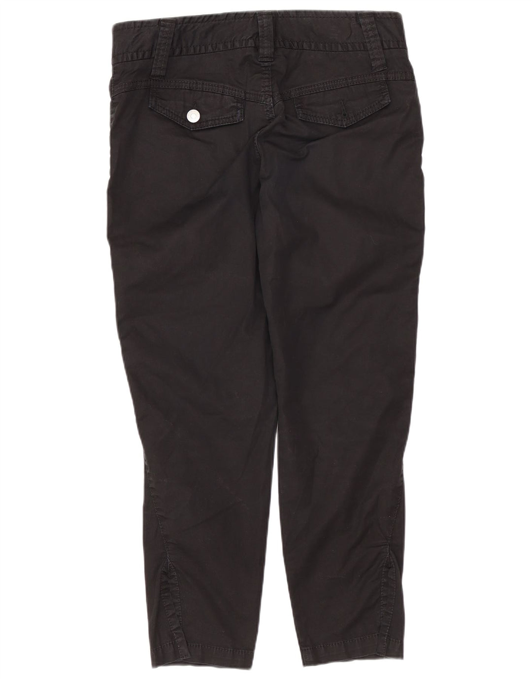 Benetton Pantalon Court Slim W36 L24 Femme Noir