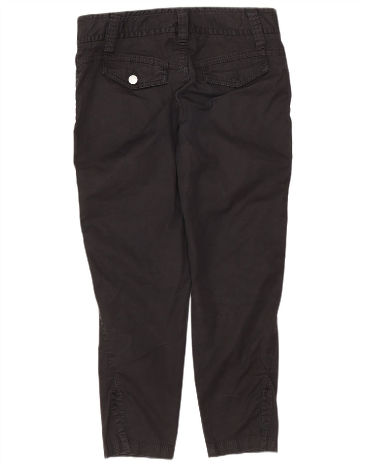 Benetton Pantalon Court Slim W36 L24 Femme Noir