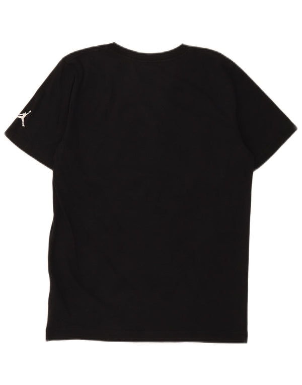 Jordan T-shirt graphique pour garçon 12-13 ans Grand noir en coton
