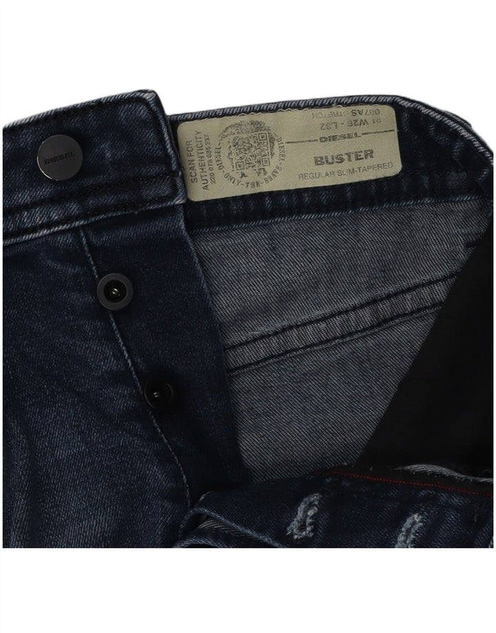 DIESEL Jean Buster Regular Slim Fuselé Homme W29 L32 Bleu