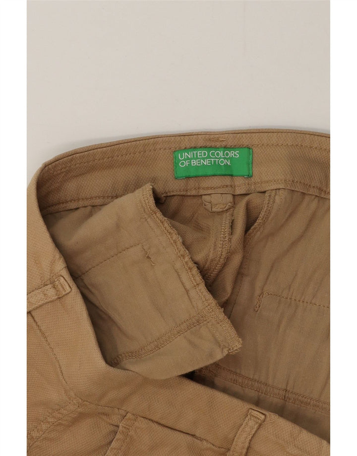 BENETTON Short Chino Homme W38 XL Beige