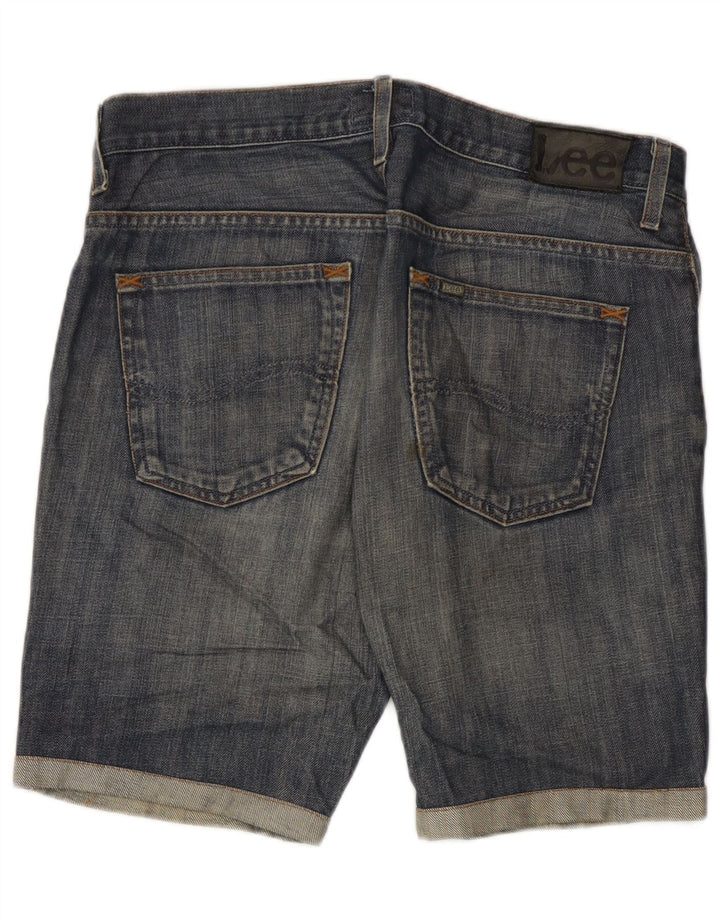 Lee Short Knox Denim W34 Large Homme Bleu Coton