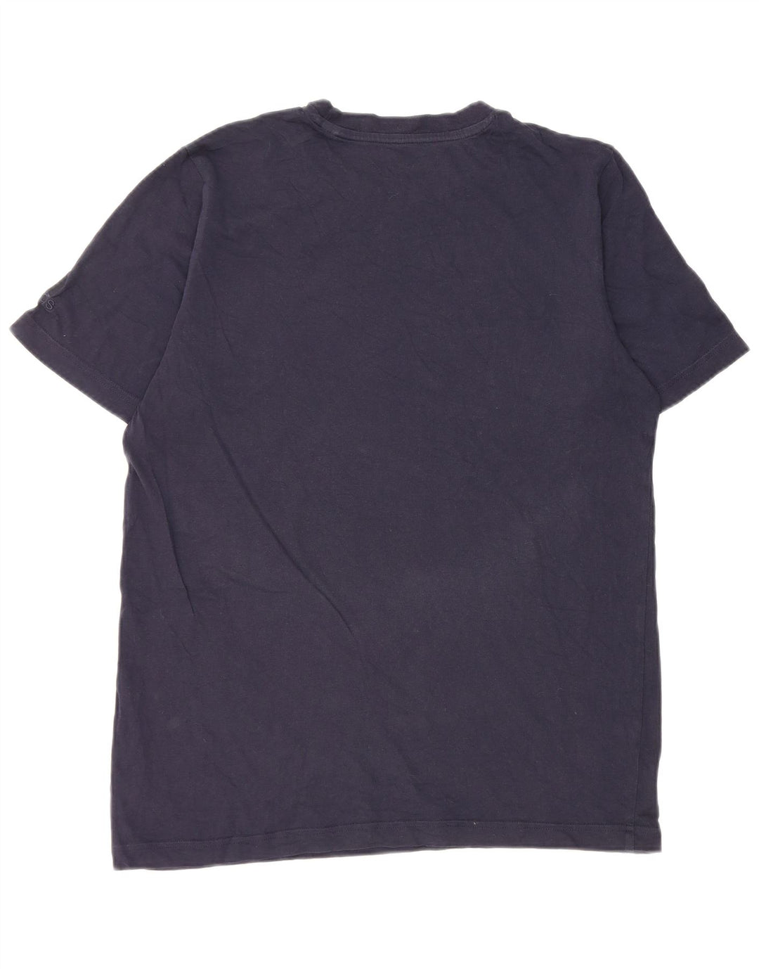 Adidas T-Shirt Graphique Homme Bleu Marine Moyen Coton