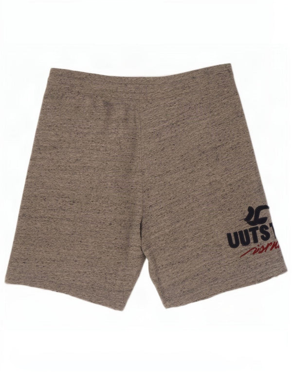 Hollister Short Graphic Sport Homme Gris Moyen Flecked Cotton