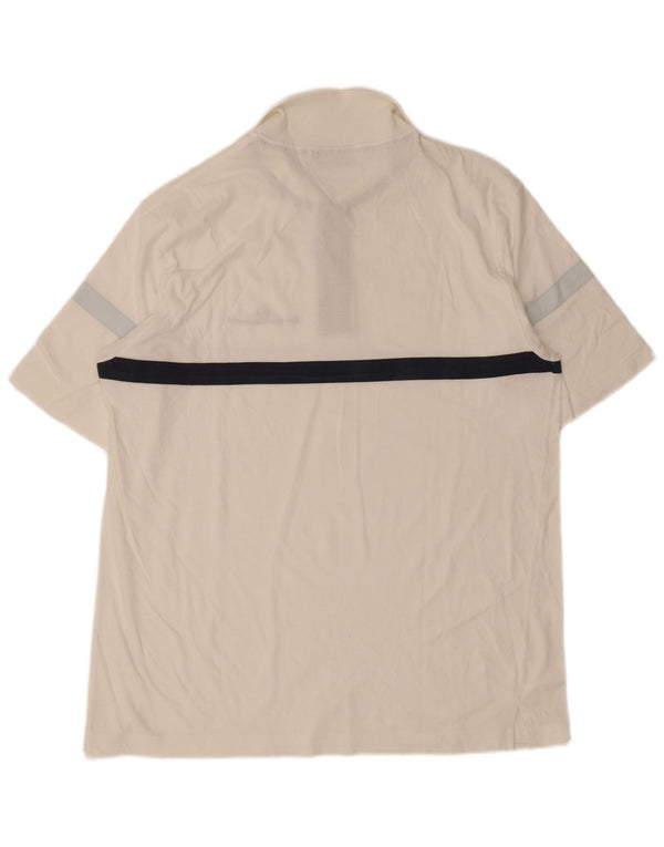 Sergio Tacchini Polo Homme 2XL Blanc Colorblock Coton
