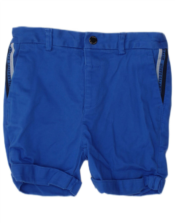 TED BAKER Short chino graphique pour garçon 2-3 ans W22 Bleu Coton