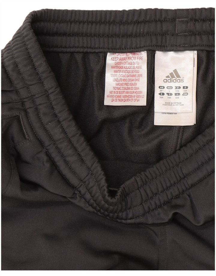 Adidas Pantalon de Survêtement Garçon Joggers 13-14 Ans W30 L28 Gris Polyester