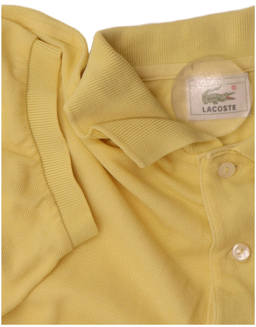 Lacoste Polo Homme Taille 3 Petit Coton Jaune