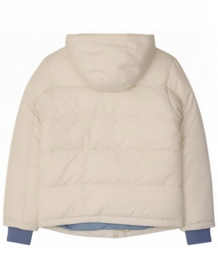 Veste matelassée à capuche Puma pour femme UK 12 Medium White