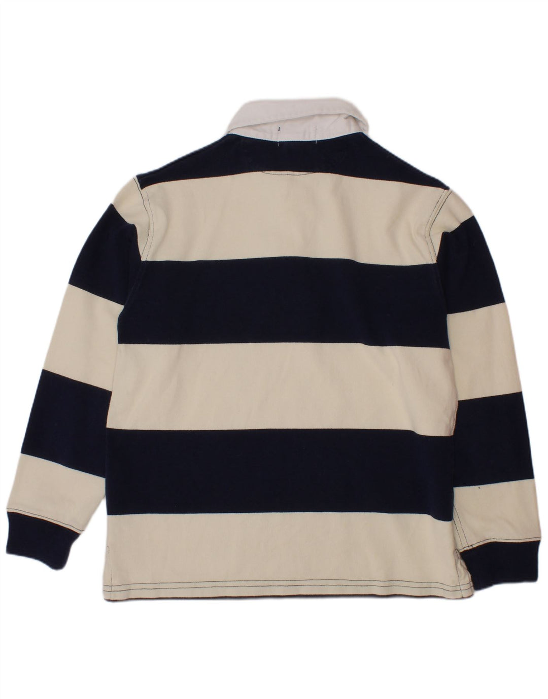 POLO RALPH LAUREN Polo Rugby Garçon 6-7 ans Blanc Cassé Rayé