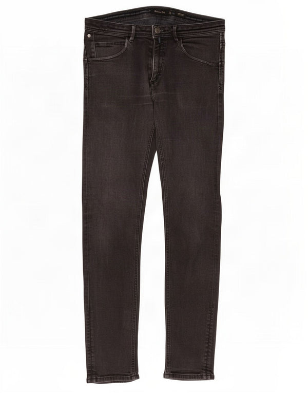 Massimo Dutti Womens Skinny Jeans EU 40 Medium W31 L31 Black
