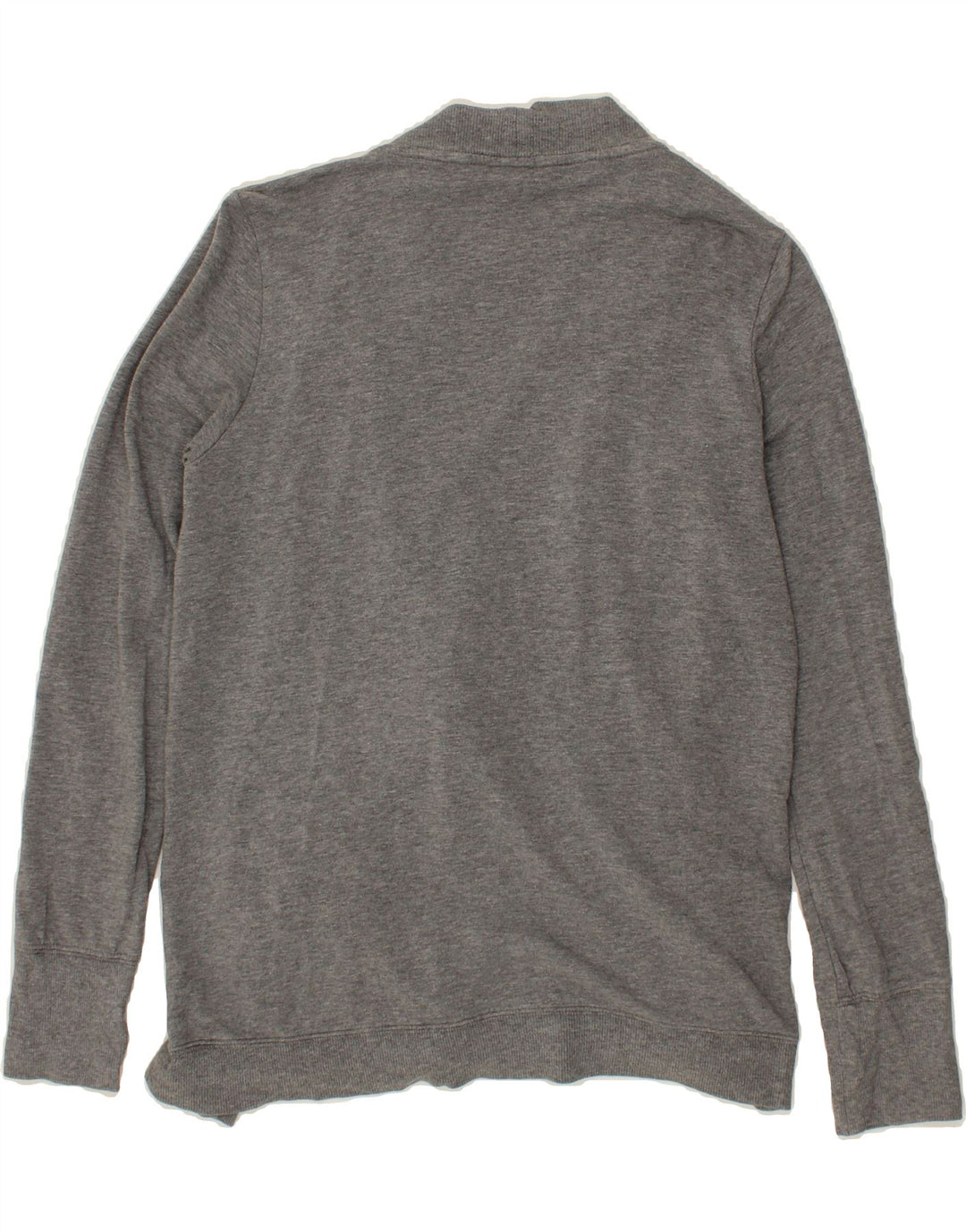 MOSSIMO Womens Asymmetric Open Cardigan Sweater UK 14 Medium Grey Cotton Vintage Mossimo and Second-Hand Mossimo from Messina Hembry 
