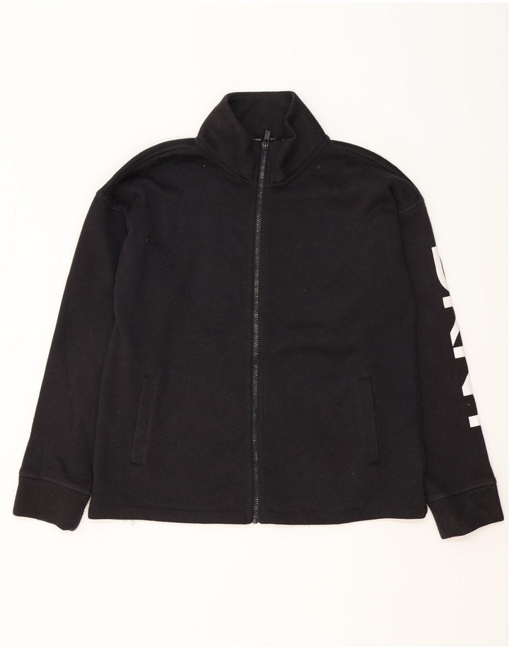 Dkny Veste de survêtement graphique pour homme en polyester noir moyen
