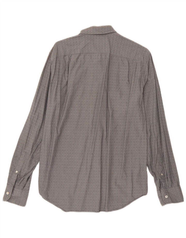 J. Crew Chemise Homme Gris Moyen Géométrique Coton