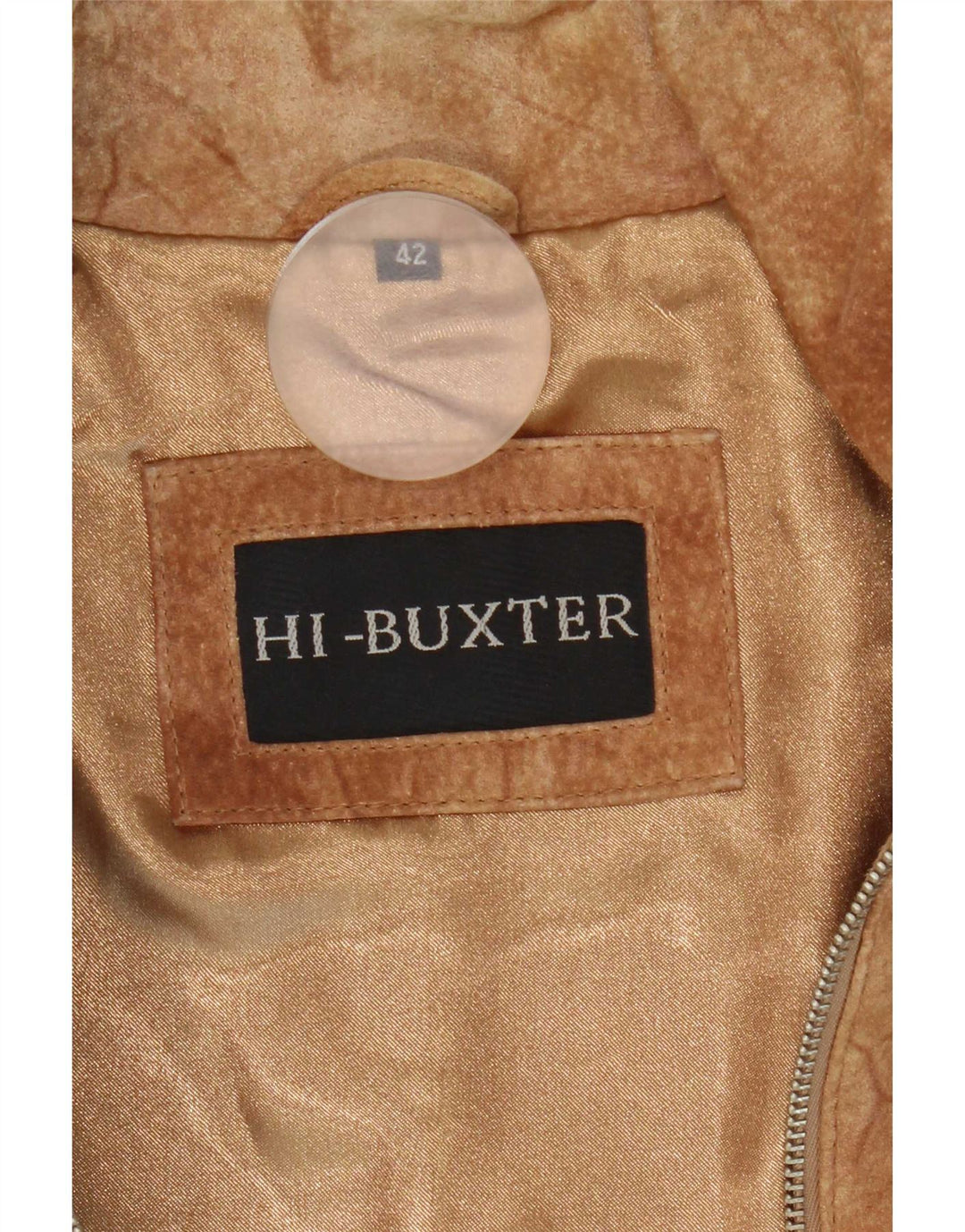 HI-Buxter Veste en Daim Femme IT 42 Cuir Marron Moyen