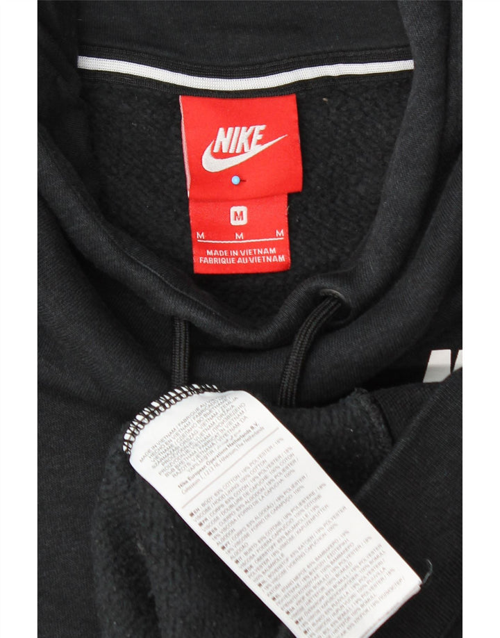 NIKE Pull à capuche graphique pour homme en coton noir moyen