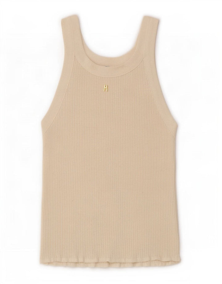 Zara Femme Débardeur UK 8 Petit Beige
