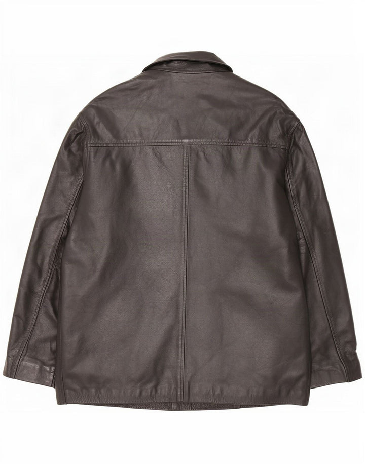Ironsides Veste en cuir pour homme UK 42 XL Noir