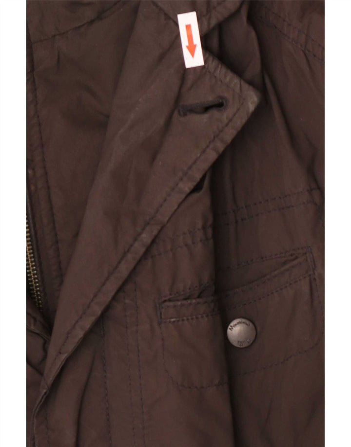 Massimo Dutti Veste matelassée pour homme Large Marron Polyester