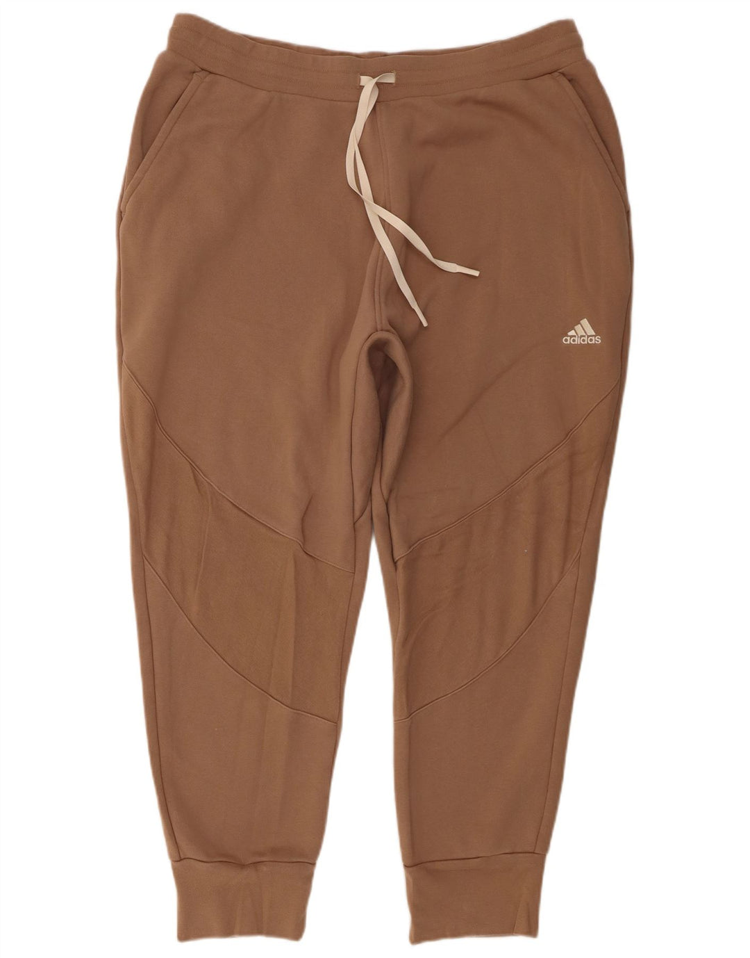 Adidas Pantalon de survêtement pour homme en coton marron 2XL