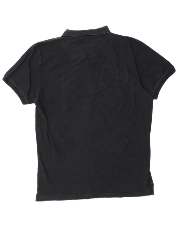 DIESEL Polo Homme Grand Noir Coton