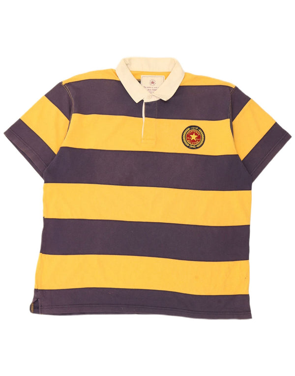 Converse Polo Rugby Homme 3XL Bleu Marine Rayé