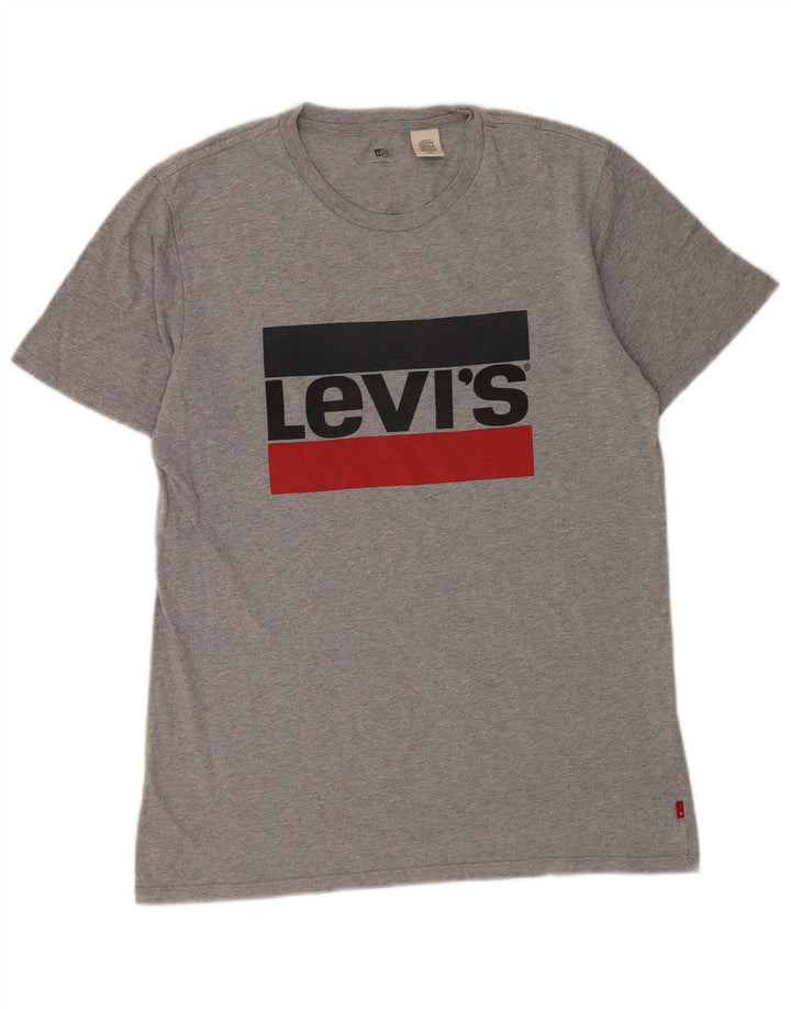 Levi's Tee-Shirt Graphique Homme Petit Gris