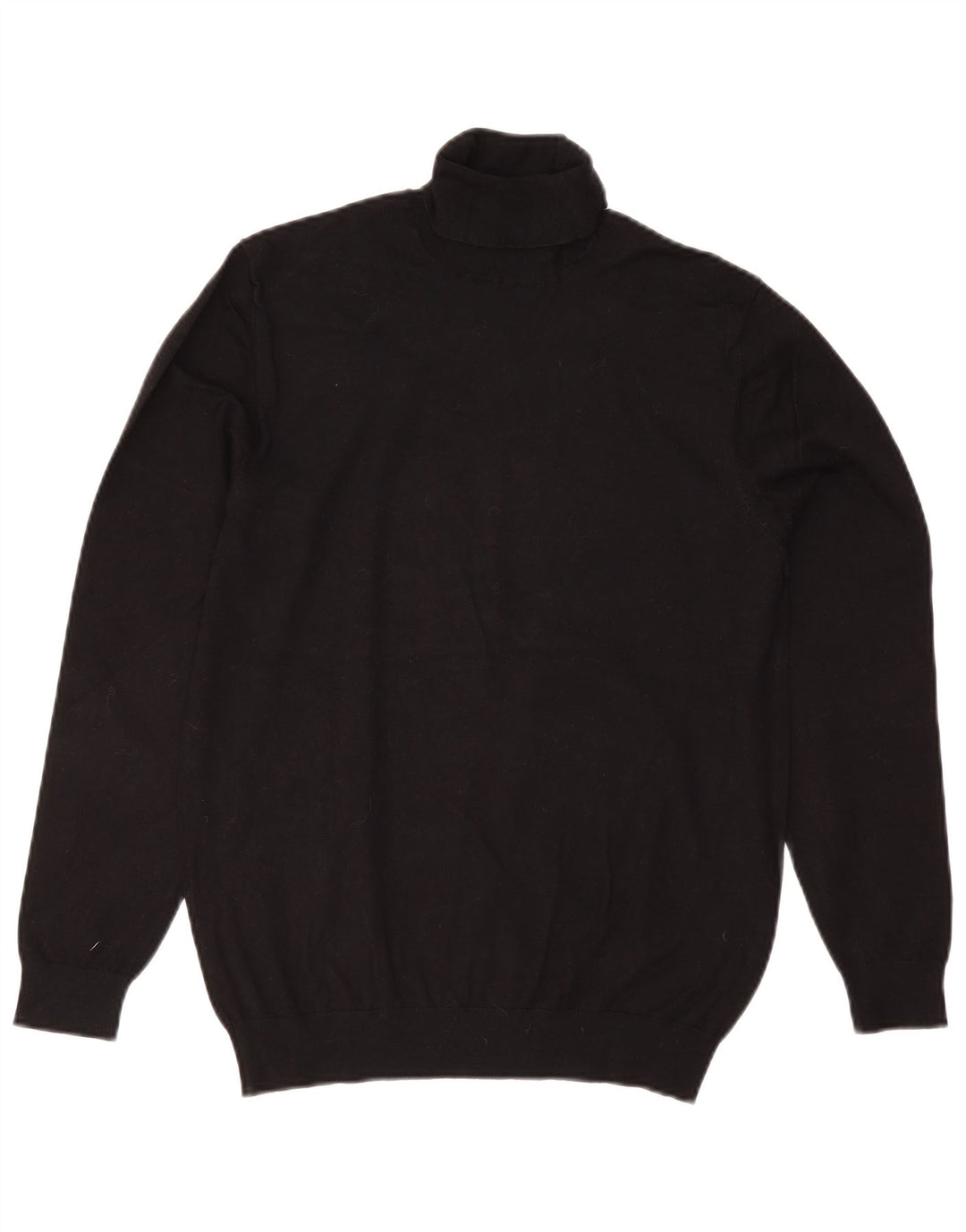Zara Pull Col Roulé Homme Noir Moyen